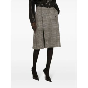Dolce & Gabbana, Dames, Rokken, Grijs, Maat: M