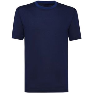 Billionaire, Heren, Tops, Blauw, Maat: XS Katoen,