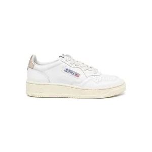 Autry Witte Lage Sneakers Casual Stijl , White , Dames , Maat: 39 EU