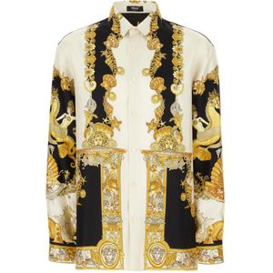 Versace, Heren, Overhemden, Veelkleurig, Maat: L