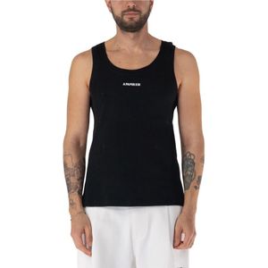 A Paper Kid, Heren, Tops, Zwart, Maat: M Katoen,