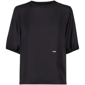 Dsquared2, Dames, Tops, Zwart, Maat: 2XS