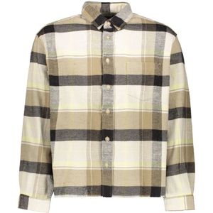 John Elliott, Heren, Overhemden, Beige, Maat: S Katoen,