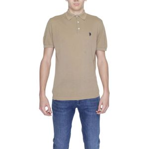 U.s. Polo Assn., Heren, Tops, Beige, Maat: L Katoen,
