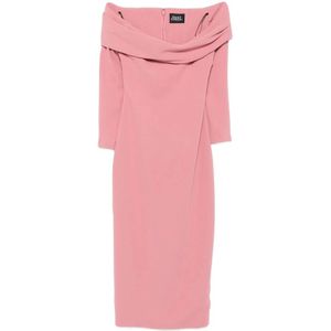 Solace London, Dames, Jurken, Roze, Maat: S Poliester,