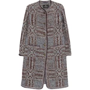 Etro, Dames, Mantels, Veelkleurig, Maat: M Katoen,