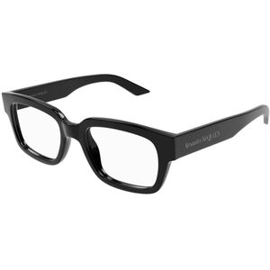 Alexander McQueen - AM0454O - Optische Monturen - Zwart - Acetaat