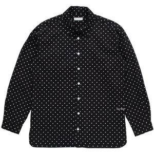 Pop Trading Company, Heren, Overhemden, Zwart, Maat: L