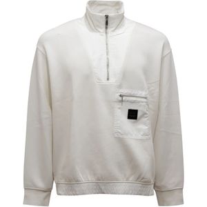 Armani, Heren, Sweatshirts & Hoodies, Wit, Maat: S Jersey,