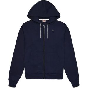 Kappa, Heren, Sweatshirts & Hoodies, Blauw, Maat: L Katoen,