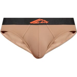 Dsquared2, Heren, Badkleding, Bruin, Maat: S