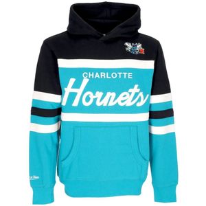 Mitchell & Ness, Heren, Sweatshirts & Hoodies, Blauw, Maat: M Katoen,