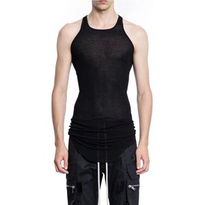 Rick Owens, Heren, Tops, Zwart, Maat: L Zijde,