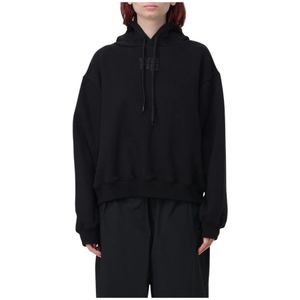 Alexander Wang, Dames, Sweatshirts & Hoodies, Zwart, Maat: S