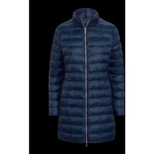 Polo Ralph Lauren, Dames, Mantels, Blauw, Maat: XS Leer,