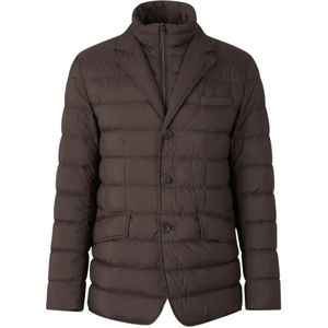 Herno, Heren, Jassen, Bruin, Maat: M Polyamide,