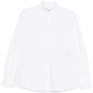 Valentino Garavani, Dames, Blouses & Shirts, Wit, Maat: XS