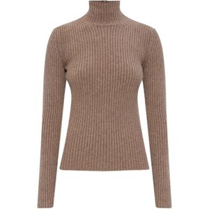 Max Mara, Dames, Truien, Bruin, Maat: M Wol,