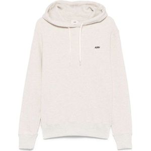 Autry Grijze Sweatshirt voor Mannen , Beige , Heren , Maat: L