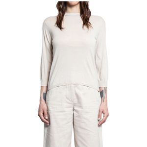 Max Mara, Dames, Truien, Beige, Maat: XL Wol,