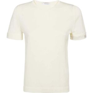 Max Mara, Dames, Tops, Beige, Maat: XL Katoen,