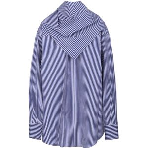 Ami Paris, Dames, Blouses & Shirts, Blauw, Maat: XS