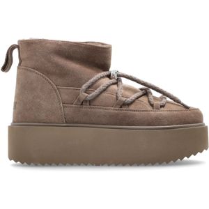 Inuikii - Lage Platform Sneeuwlaarzen - Bruin - Dames