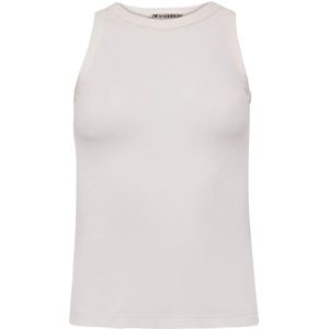 JW Anderson, Dames, Tops, Wit, Maat: XS Leer,
