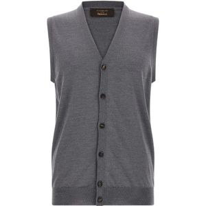 Zanone, Heren, Truien, Grijs, Maat: M Wol,