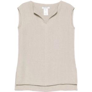 Max Mara, Dames, Tops, Beige, Maat: S
