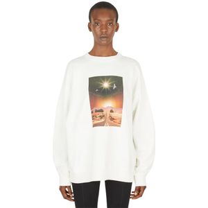 Rodebjer, Dames, Sweatshirts & Hoodies, Wit, Maat: L Katoen,