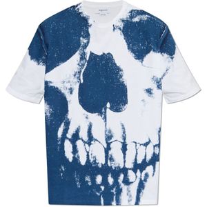 Alexander McQueen, Heren, Tops, Wit, Maat: S Katoen,