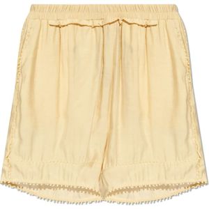 Munthe, Dames, Korte broeken, Beige, Maat: L Modal,