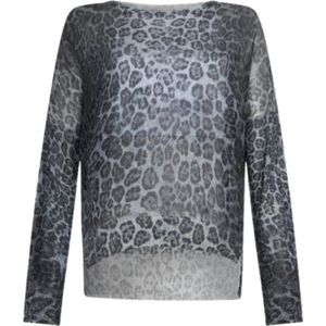 Liu Jo, Dames, Truien, Grijs, Maat: S Viscose,