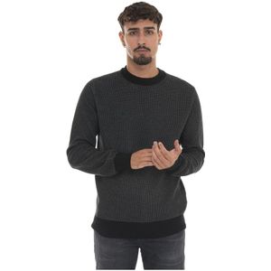 Hugo, Heren, Truien, Zwart, Maat: S Katoen,