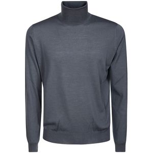 Hindustrie, Heren, Truien, Grijs, Maat: L Wol,