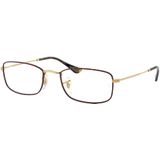Ray-Ban - Rx 6647 - Optisch Montuur - Bruin - Geometrisch Metaal