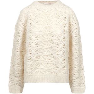 Semicouture, Dames, Truien, Beige, Maat: M Wol,