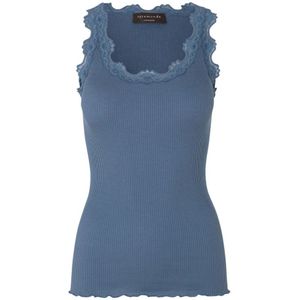 Rosemunde, Dames, Tops, Blauw, Maat: M Katoen,
