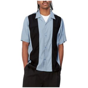 Carhartt Wip, Heren, Overhemden, Zwart, Maat: M Katoen,