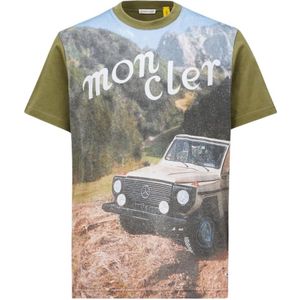 Moncler - Mercedes-Benz door Nigo - T-shirt - Veelkleurig - Katoen