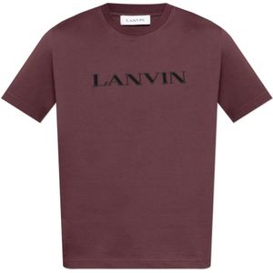 Lanvin, Heren, Tops, Rood, Maat: 2XL Katoen,