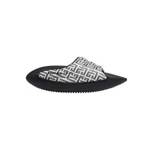 Balmain Slippers met Monogram Print , Multicolor , Heren , Maat: 45 EU