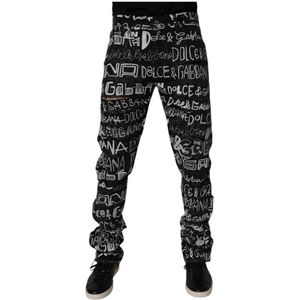 Dolce & Gabbana, Heren, Jeans, Zwart, Maat: M Denim,