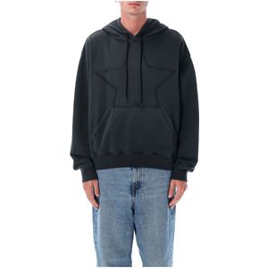 MM6 Maison Margiela, Heren, Sweatshirts & Hoodies, Zwart, Maat: XL Katoen,