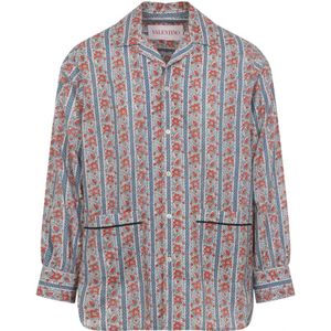 Valentino, Heren, Overhemden, Veelkleurig, Maat: S Katoen,