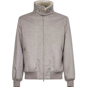 Brunello Cucinelli, Heren, Jassen, Beige, Maat: XL Kasjmier,