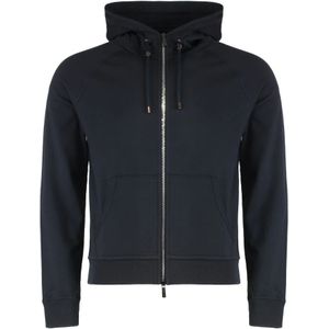 Moorer, Heren, Sweatshirts & Hoodies, Zwart, Maat: S