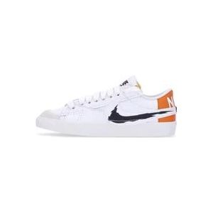 Nike Jumbo Sneakers Wit/Zwart/Oranje , White , Heren , Maat: 38 EU