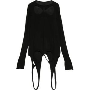 Rick Owens, Dames, Truien, Zwart, Maat: S